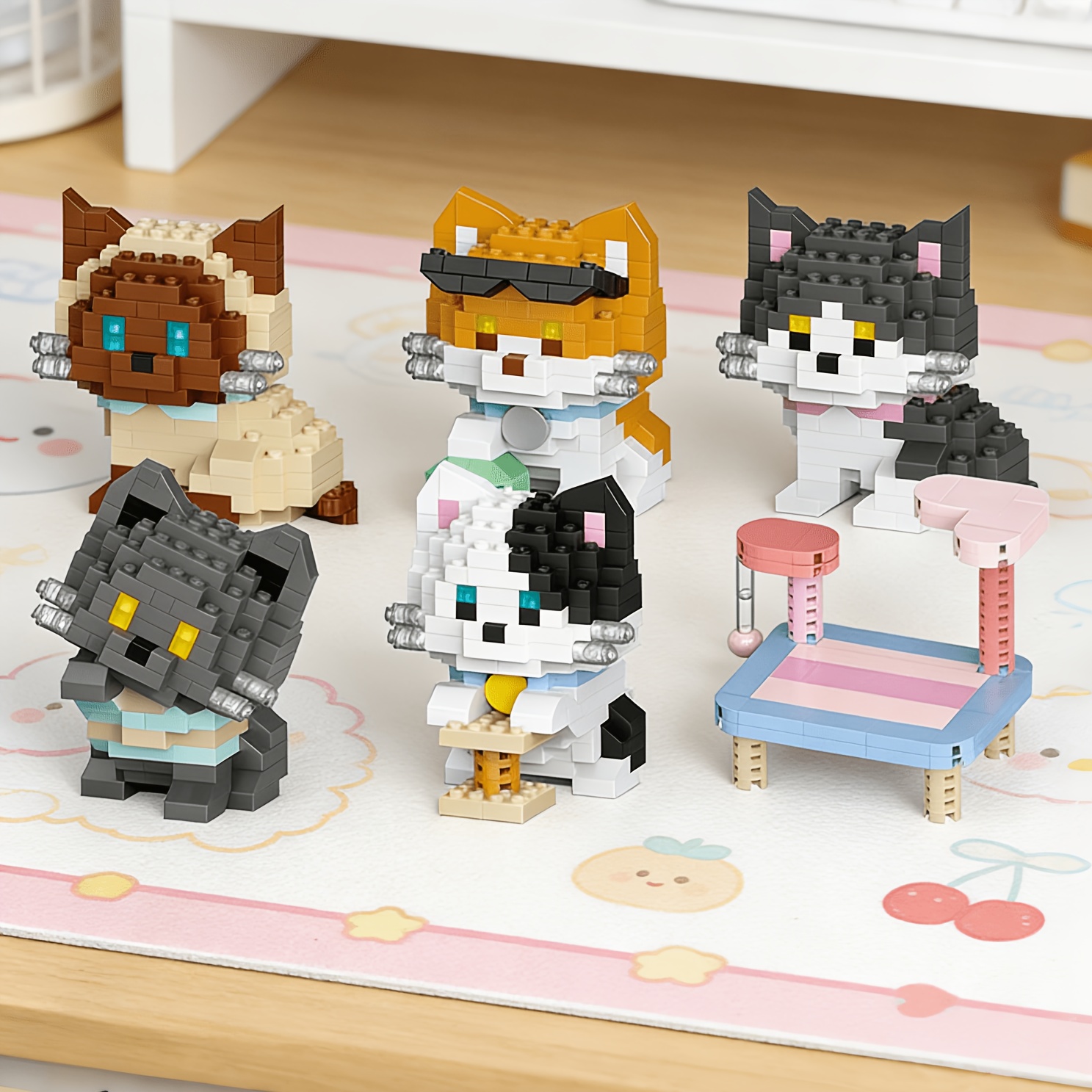 Home Improvement Game - Cat Series Building Blocks Set of