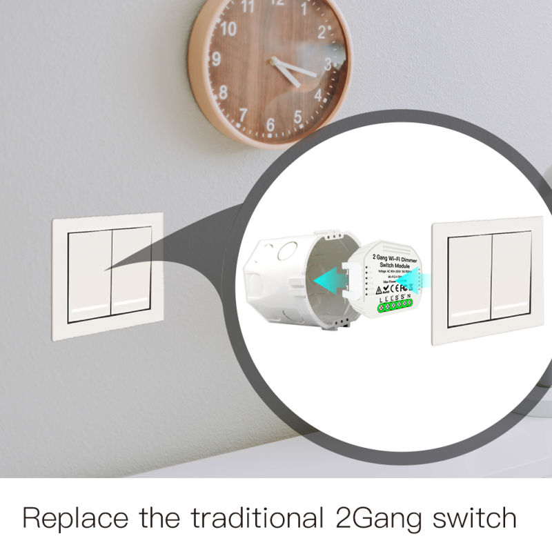 2Gang Wifi Dimmer Light Switch - App Home Improvement 评论和价格