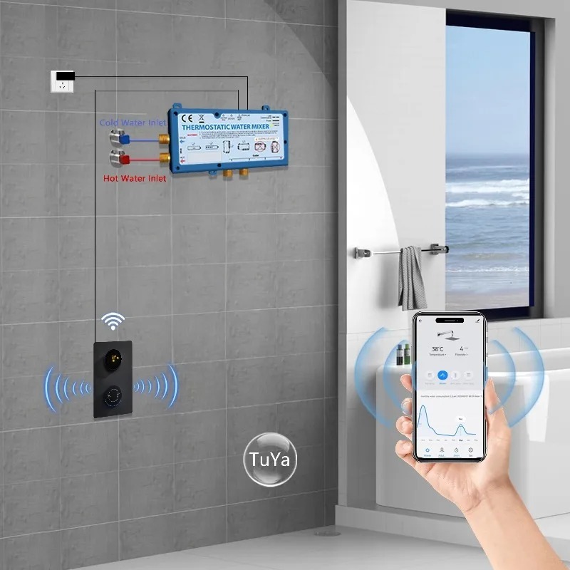 Digital Shower Mixer Thermosta - App Home Improvement 评论和价格