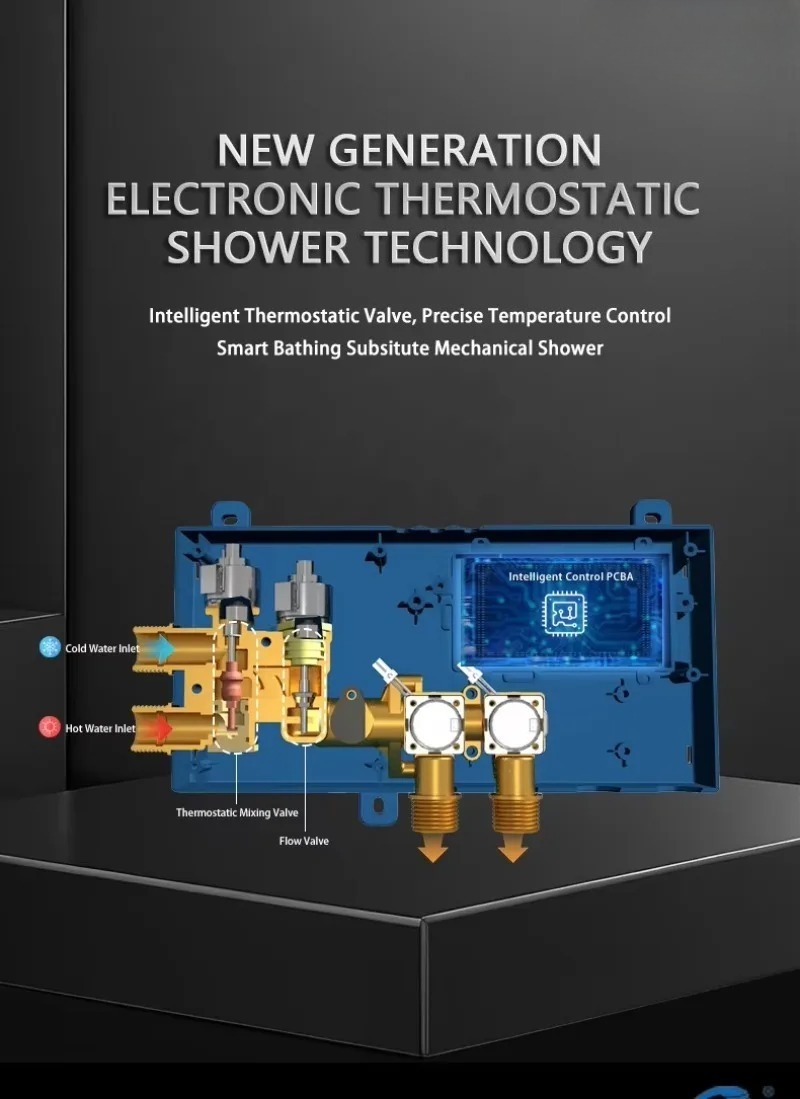 Digital Shower Mixer Thermosta - App Home Improvement 评论和价格