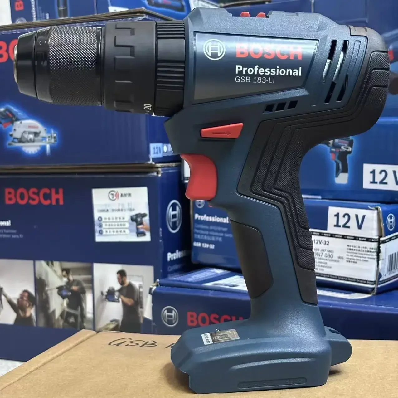 Bosch GSB 183-LI 18V Brushless - Bosch Drill Gsb 18V 评论和价格