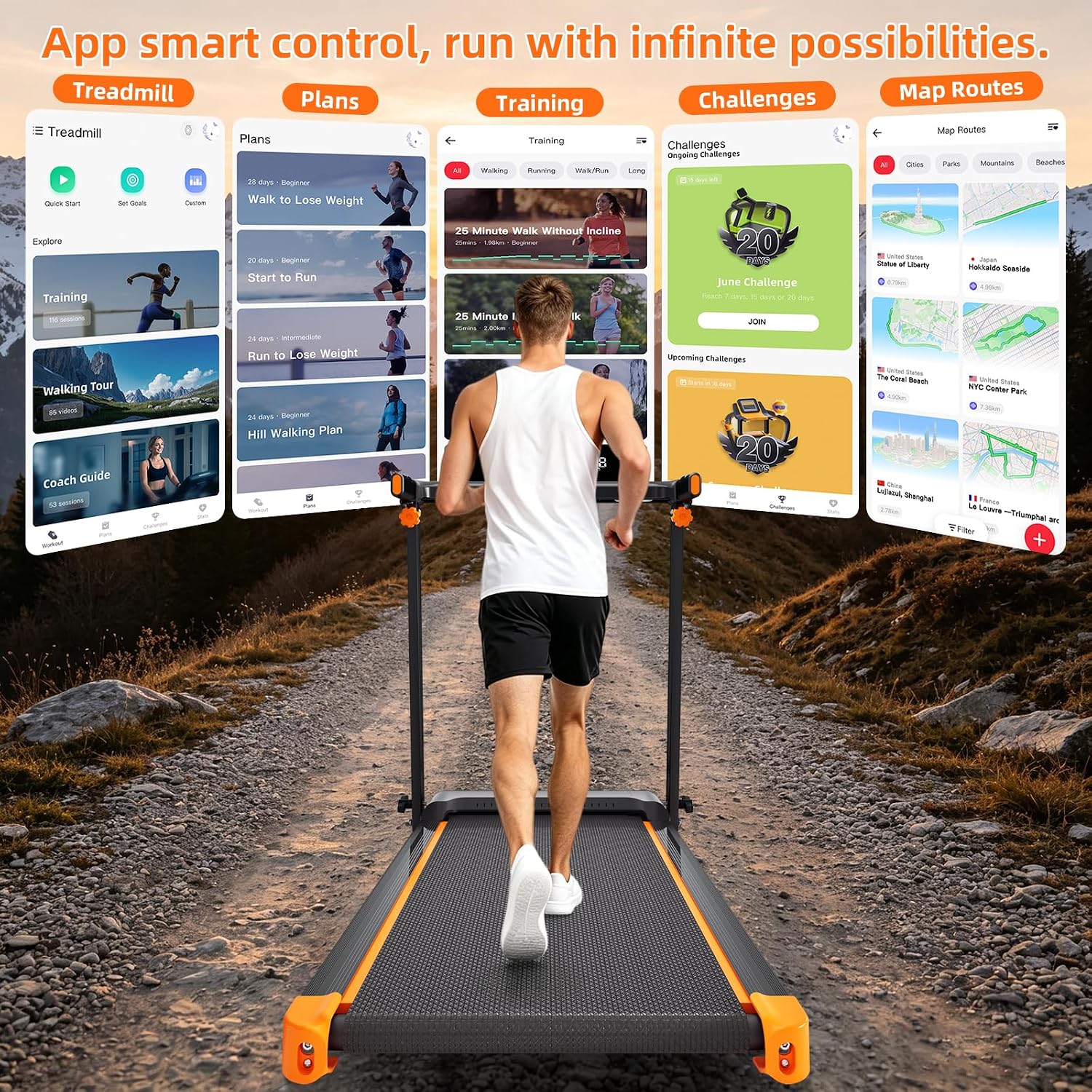 Walking Pad Treadmill, Treadmi - App Home Improvement 评论和价格