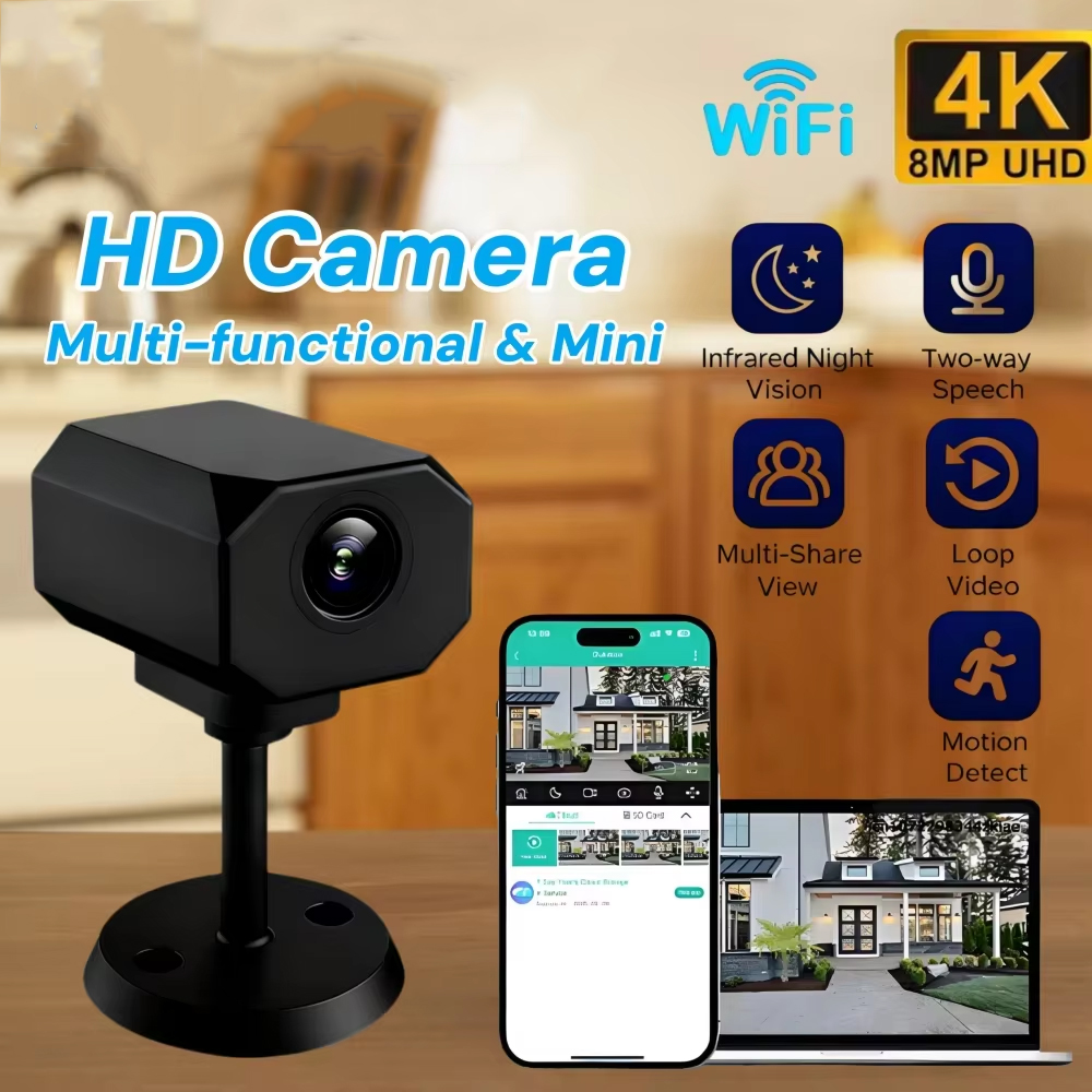 4K HD WiFi Security Camera for - Home Improvement Hardware 评论和价格