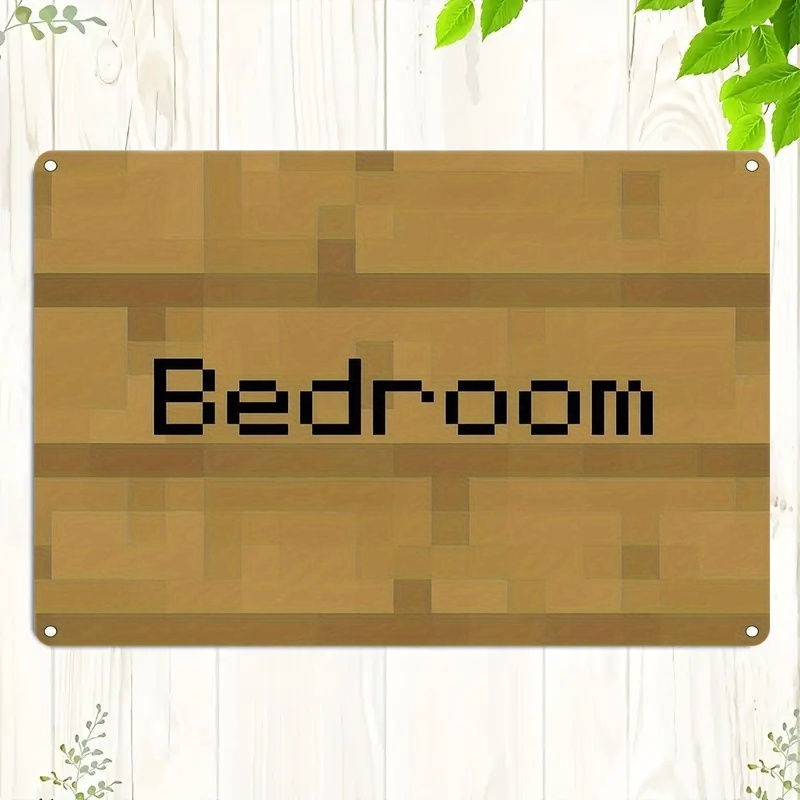 Vintage Pixel Art Bedroom Sign - Home Improvement Game 评论和价格