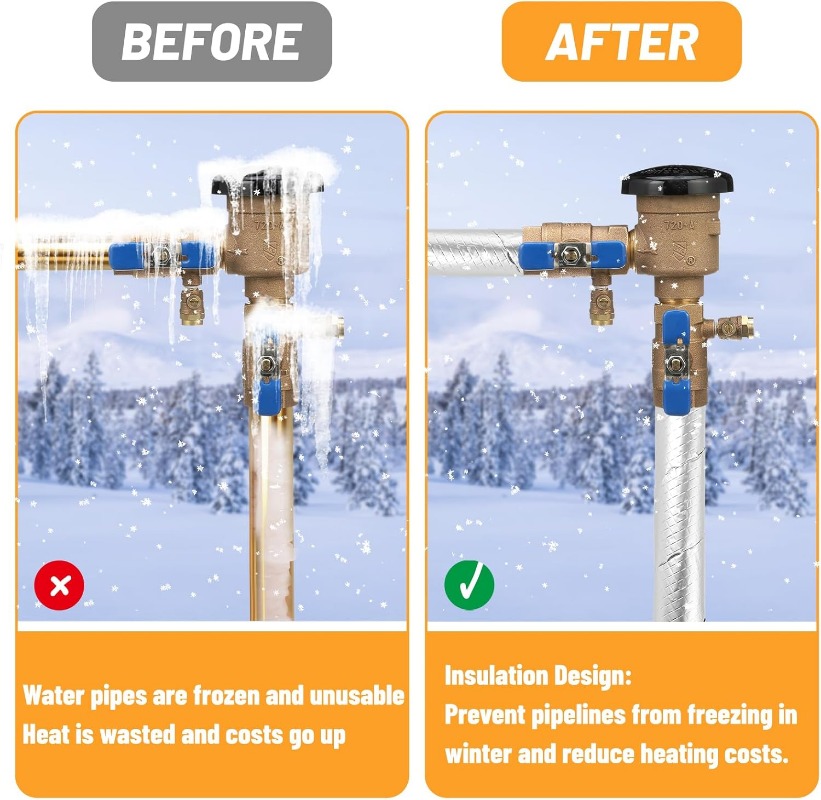 Outdoor Foam Keep Warm Pipes T - Pipe Insulation Foam 评论和价格