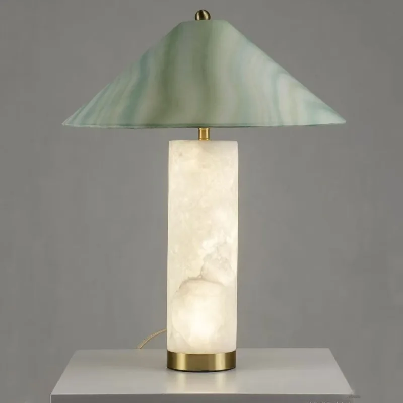 Columnar marble base LED desk  - Home Improvement Ending 评论和价格