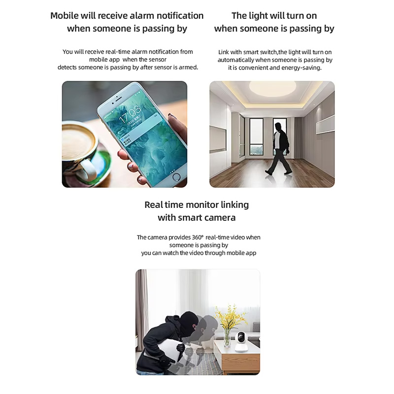 Smart PIR Motion Sensor WiFi Z - Home Improvement Hardware 评论和价格
