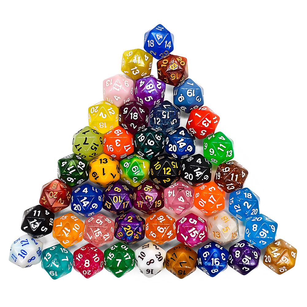 60Pcs Multi-Sided Dices Mixed  - Home Improvement Game 评论和价格