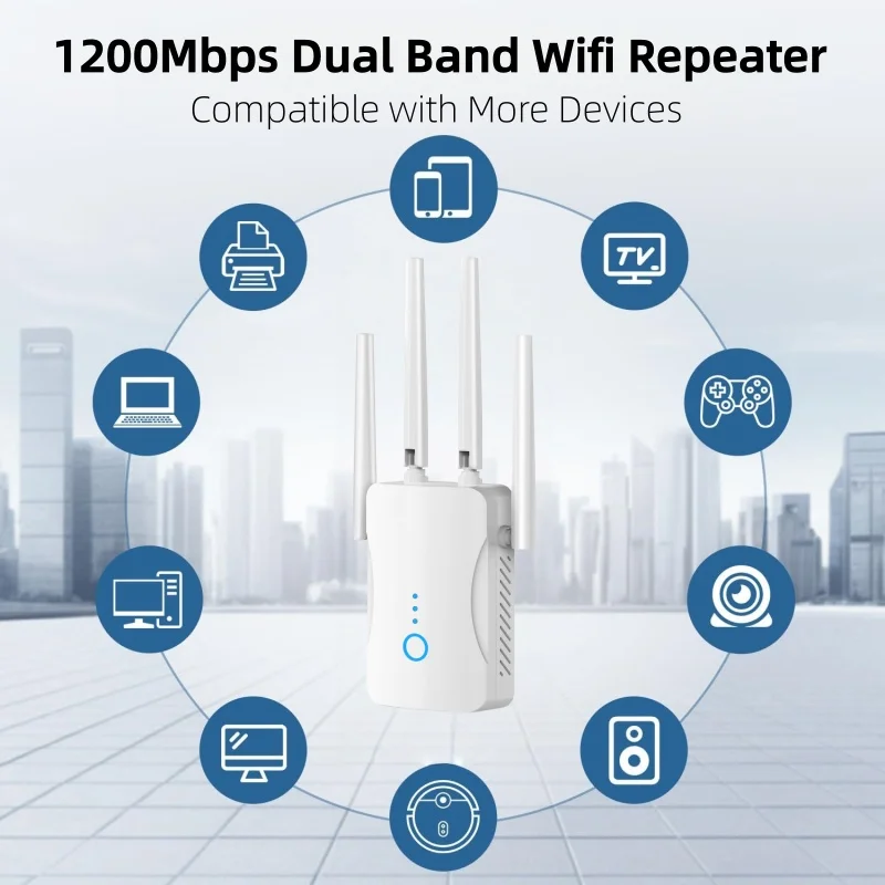 1200Mbps Dual Band WiFi Repeat - Home Improvement Hardware 评论和价格
