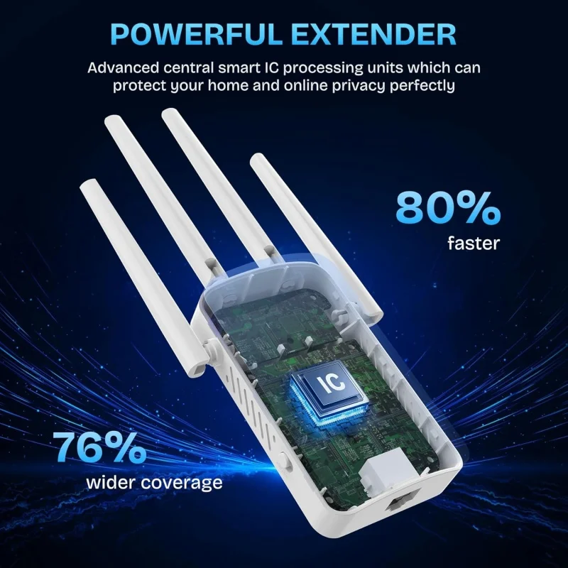 1200Mbps Dual Band WiFi Repeat - Home Improvement Hardware 评论和价格