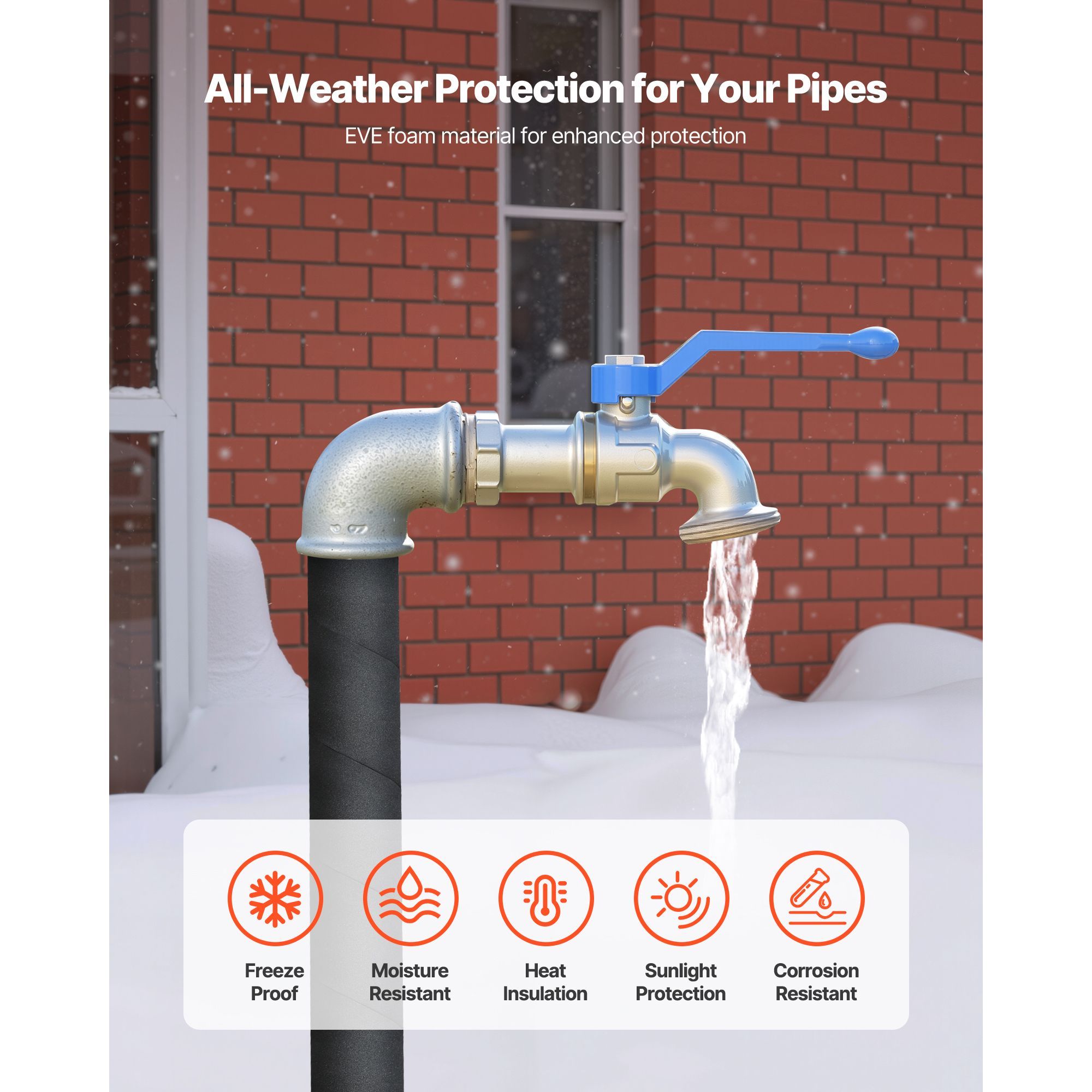 Pipe Insulation Wrap, 14 FT X  - Pipe Insulation Foam 评论和价格