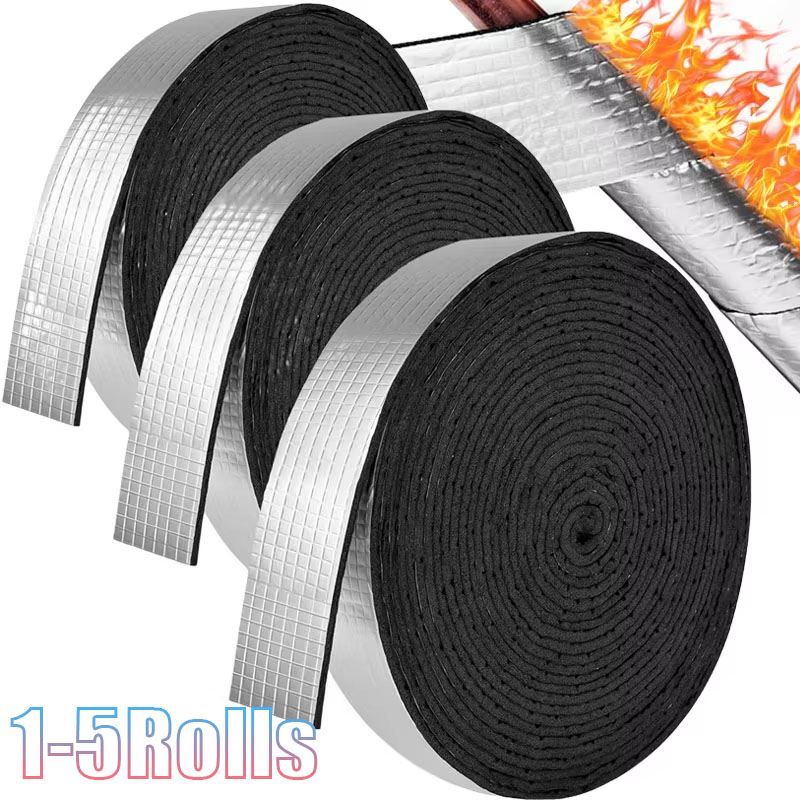 1-5Roll Aluminum Foil Foam Pip - Pipe Insulation Foam 评论和价格