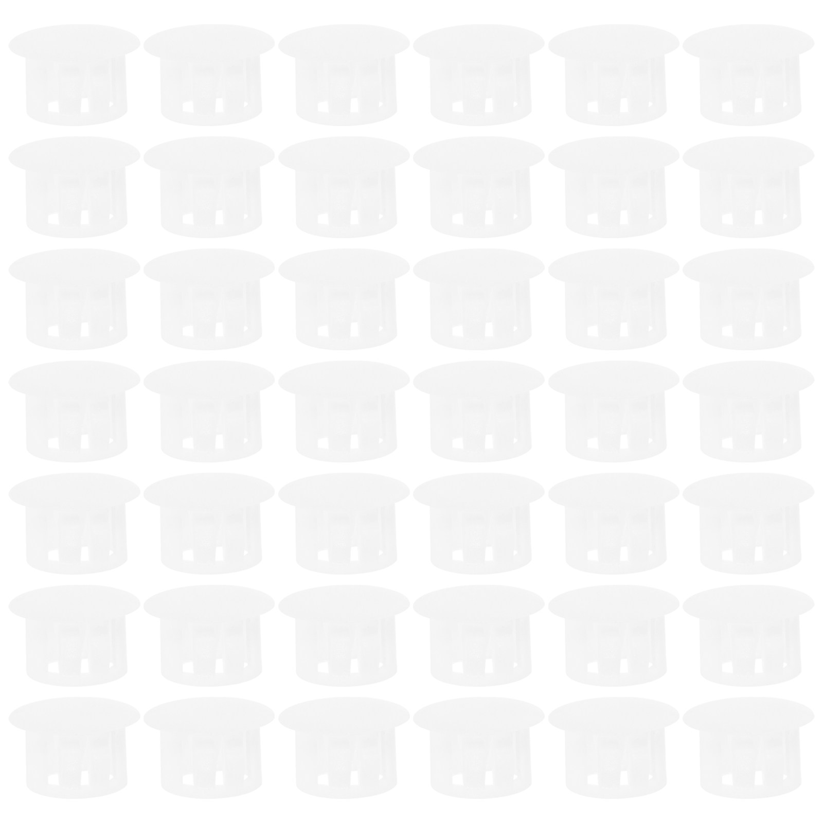 100Pcs White Plastic Hole Plug - Home Improvement Ending 评论和价格